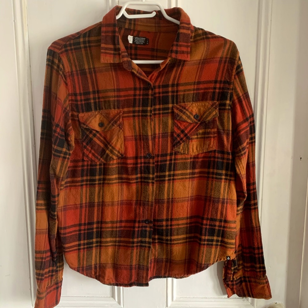 Volcom plaid shirt S